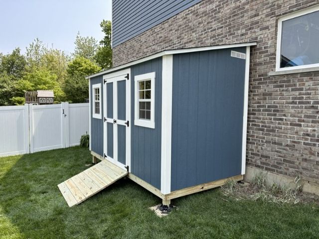 Lean-To Built Against the House