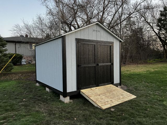 10×12, Black Doors & Trim, Ramp