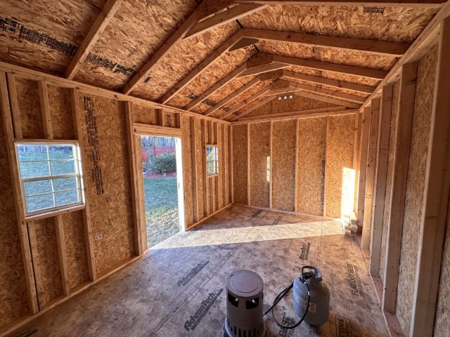 Interior: 2 Windows & Single Door