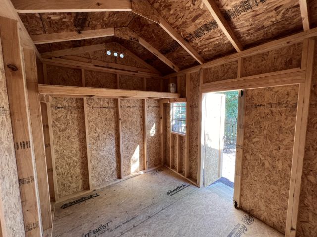 Interior: Tall Walls, Loft & Door