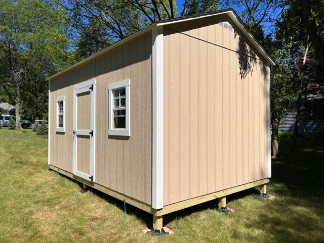 10×16 Tall Walls, 5ft Door & Windows